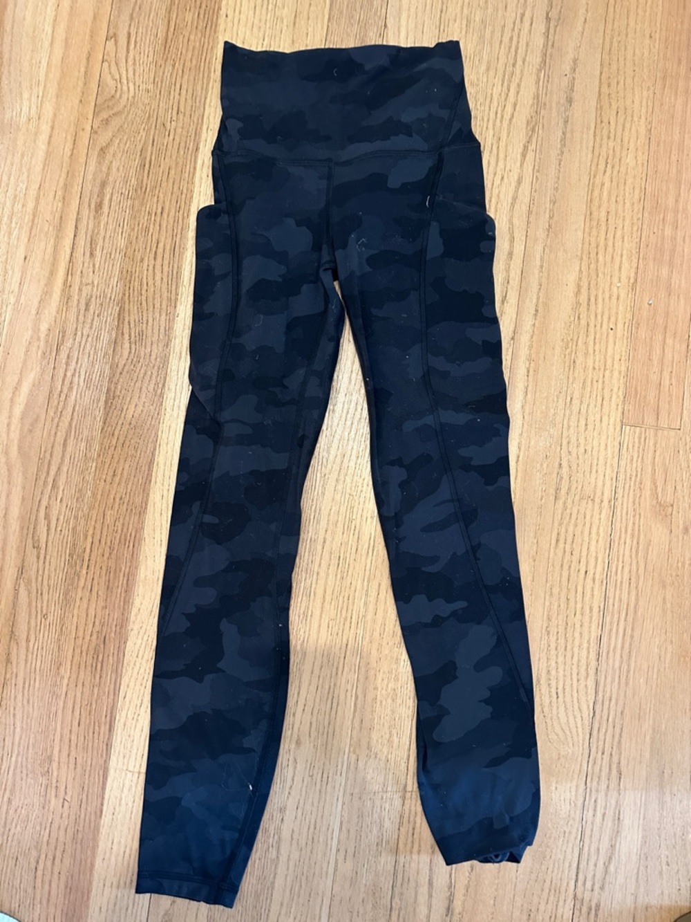 lululemon athletica Girls Black Camo High-Rise Leggings
